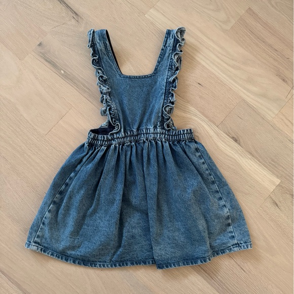 Louis Louise Girl’s Dress Kitchen Washed Denim Size 6 - Picture 5 of 6